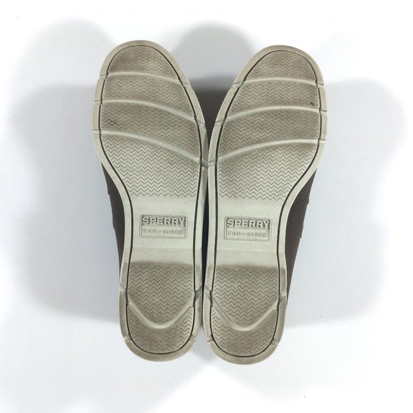 Sperry Top Sider Original 2-Eye Boat Shoes Mens Sz 10.5M Brown Leather STS22023 main image 4